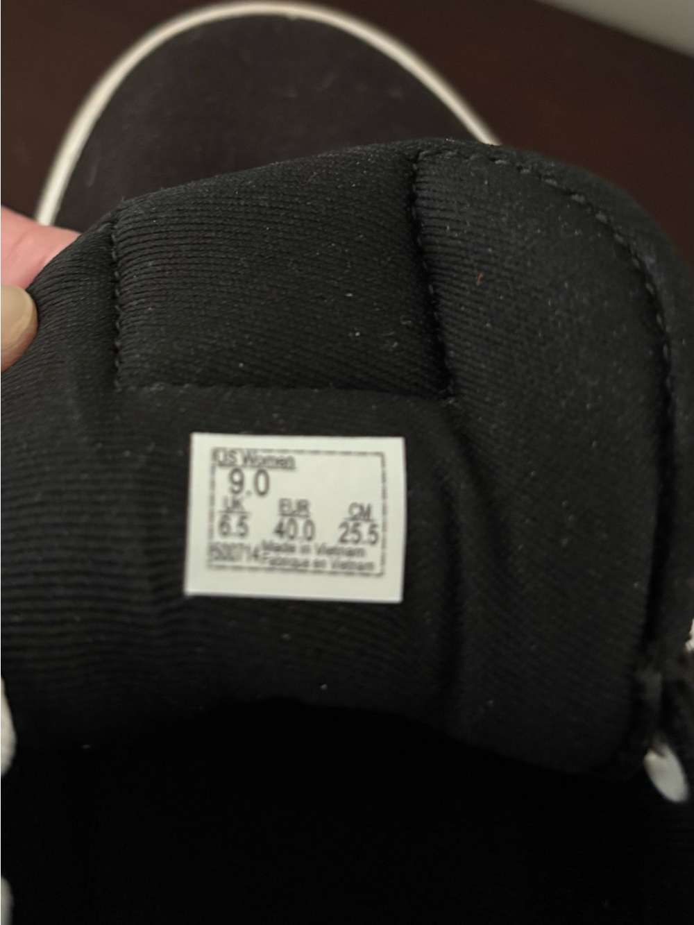 Vans women’s Black Platform Canvas Lace-Up Sneakers 9 - Picture 5 of 7